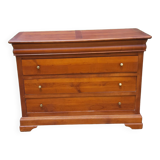 Cherry wood chest of drawers with 4 drawers