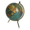 Globe terrestre tripode doré Taride, 1965
