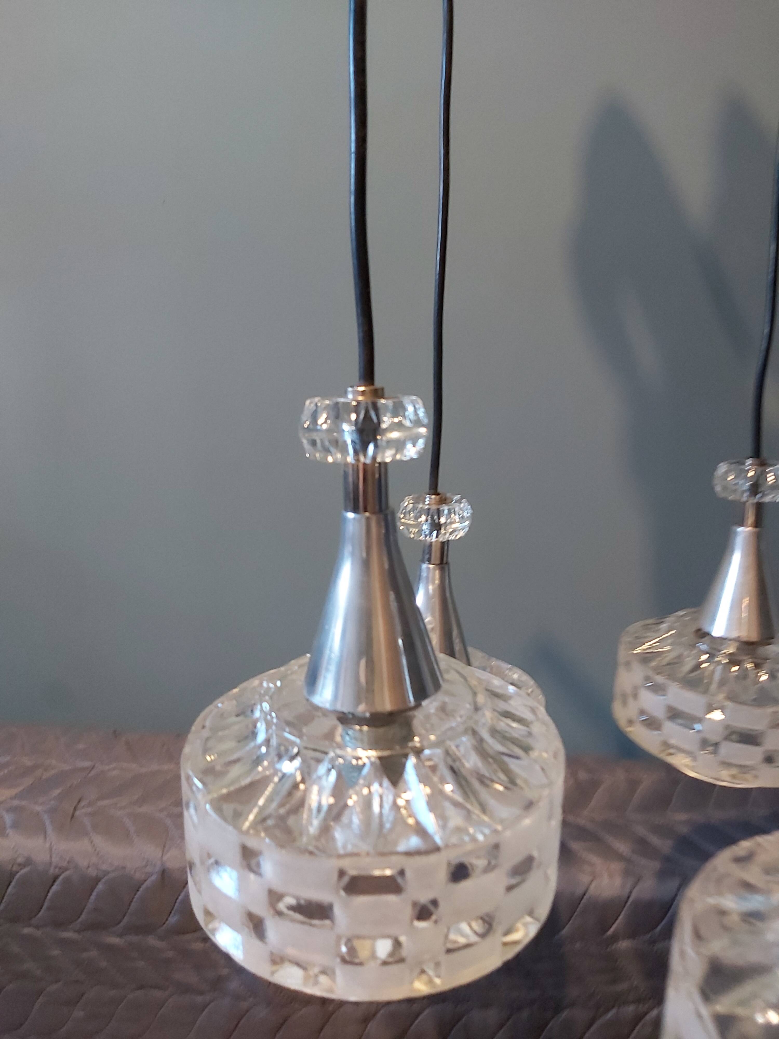 Cascade chandelier, 1970s.