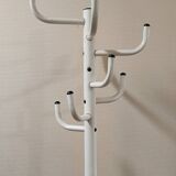 White metal cactus coat rack