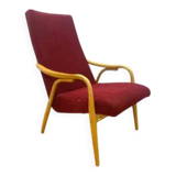 Retro TON armchairs by Antonín Šuman, bentwood, 1960s