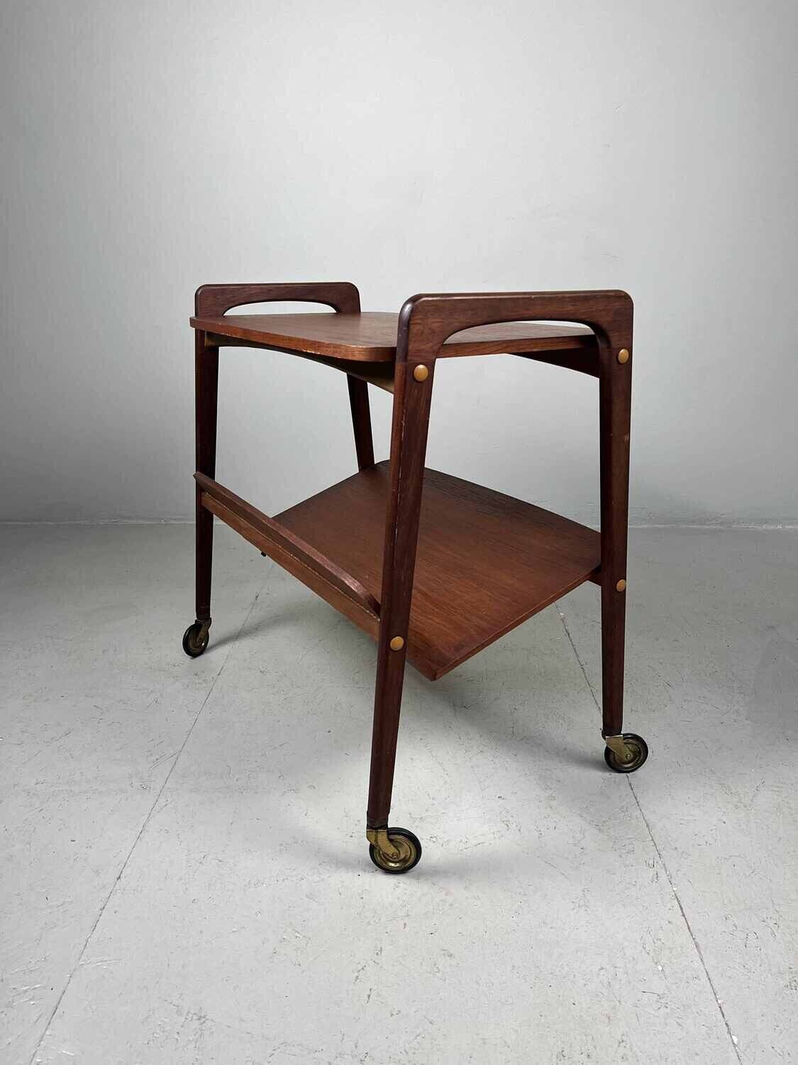 Vintage wooden trolley