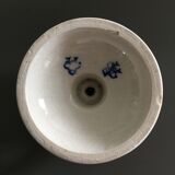 Blue decorative flower vase