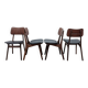 4 Scandinavian chairs by Ib Kofod Larsen | Model 74