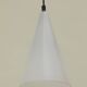 Suspension / lampe cone en verre SCE Teepee vintage circa 1990