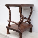 Vines and vintage wood table