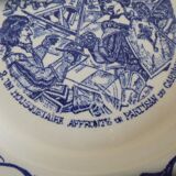4 advertising plates Yoplait- The 3 musketeers