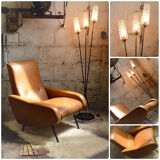 Vintage skai armchair
