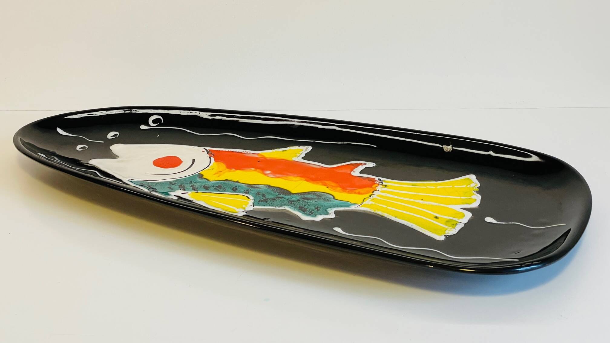 Xl plate niderviller earthenware factory france vintage