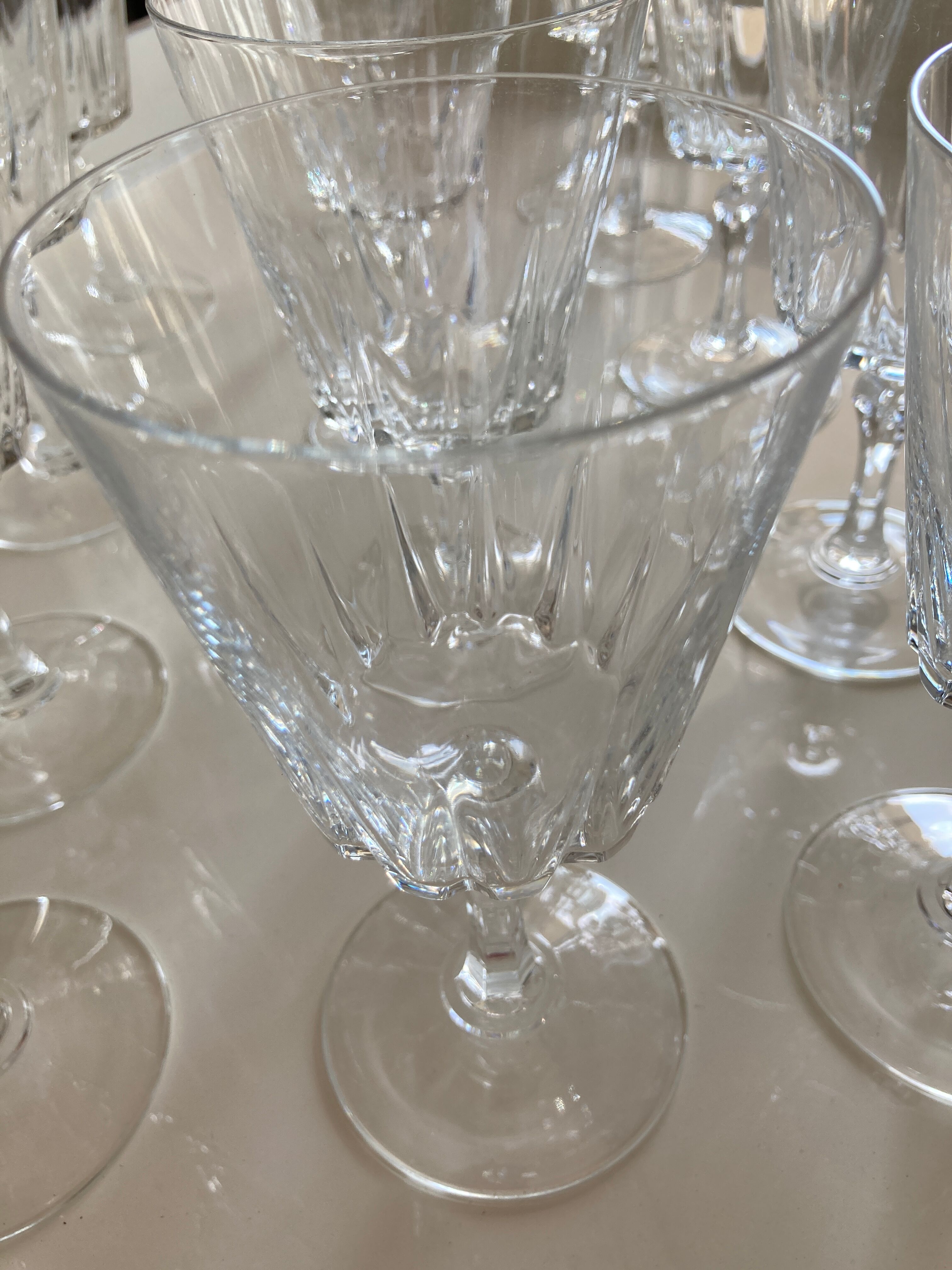 12 crystal glass