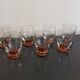 10 Art-Deco red wine glasses blown 1930