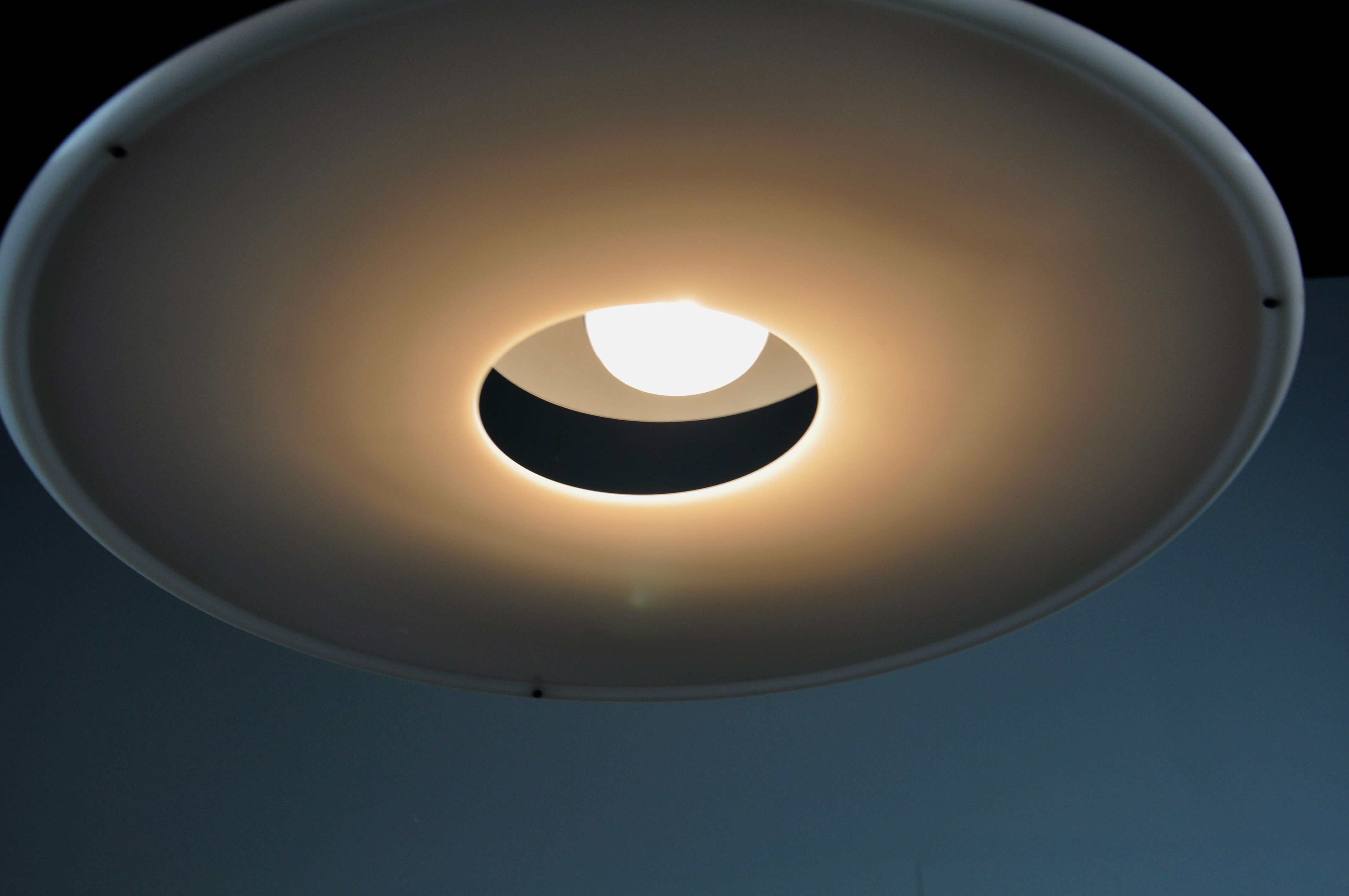 Italian Frisbi 850 hanging lamp by Achille Castiglioni for Flos, 1970