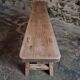 Vintage oak bench, French, 1960s