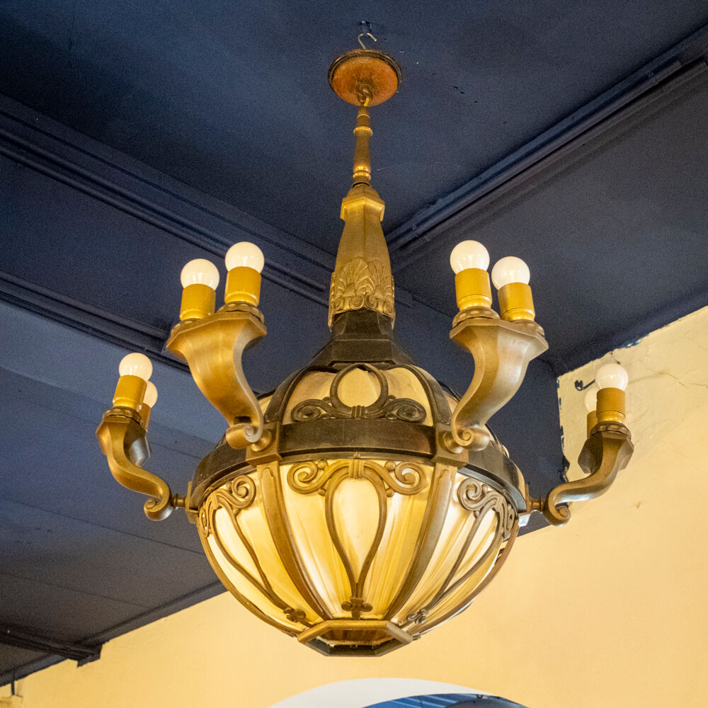 Art Nouveau chandelier