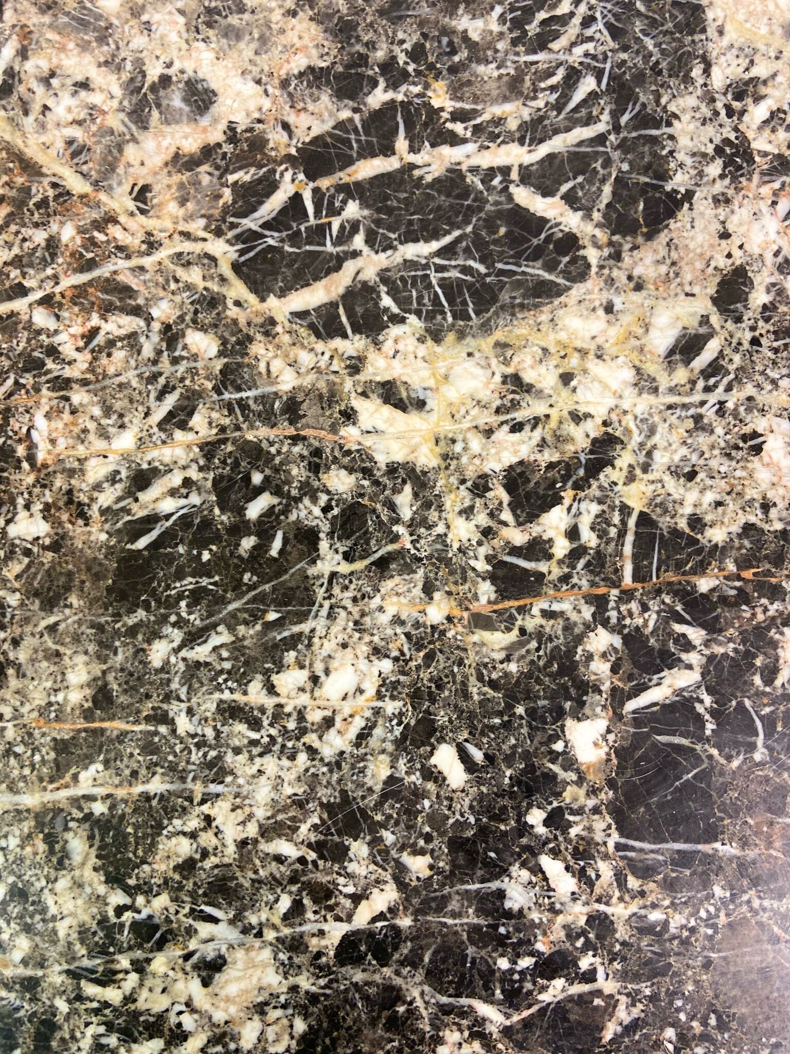 Black marble sideboard