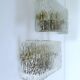 Pair of Vintage Kalmar Glass Sconces