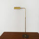 1970s adjustable brass floor lamp by Florian Schulz