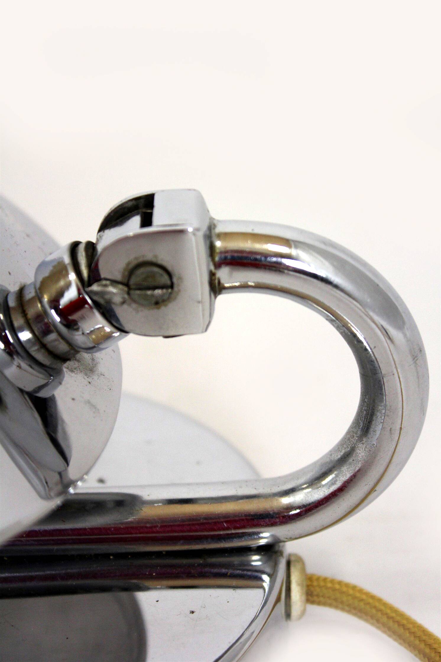 Bauhaus Style Chrome Bedside Table Lamps from Napako, Czechoslovakia, 1930s