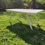 Set armchairs and garden table vintage circa 1970 R Gleizes