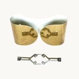 A pair of Flos wall lights, Italy, 1990s.