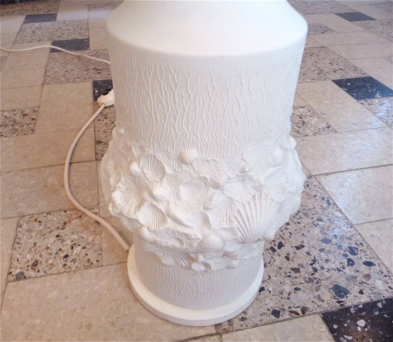 Large bisque porcelain table lamps from Kaiser, Germany 1960s, Set of 2