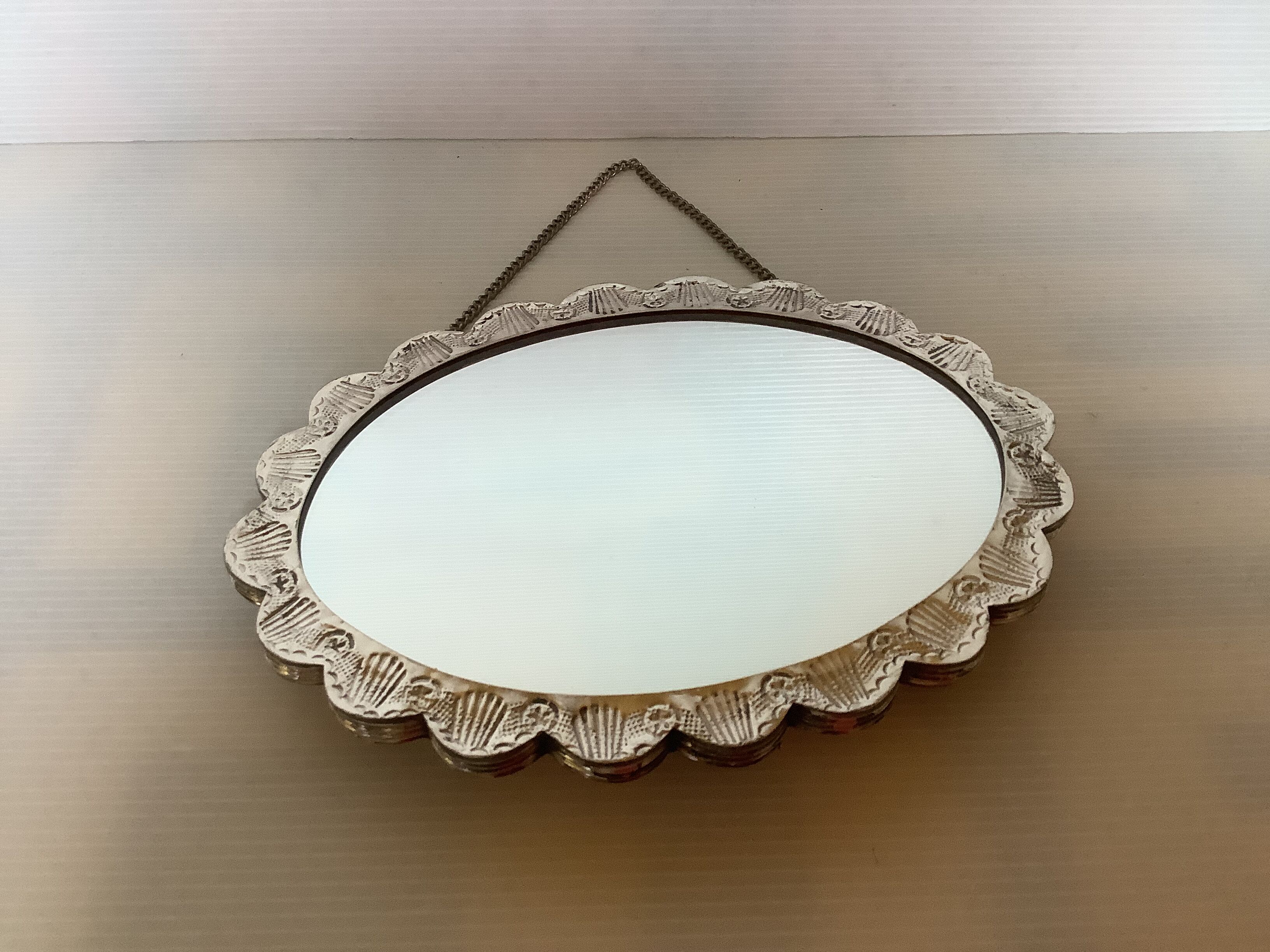 Bridal turkish mirror in silver