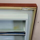 Vintage bar cabinet with fridge