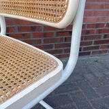 Cesca dining room chair designed by Marcel Breuer