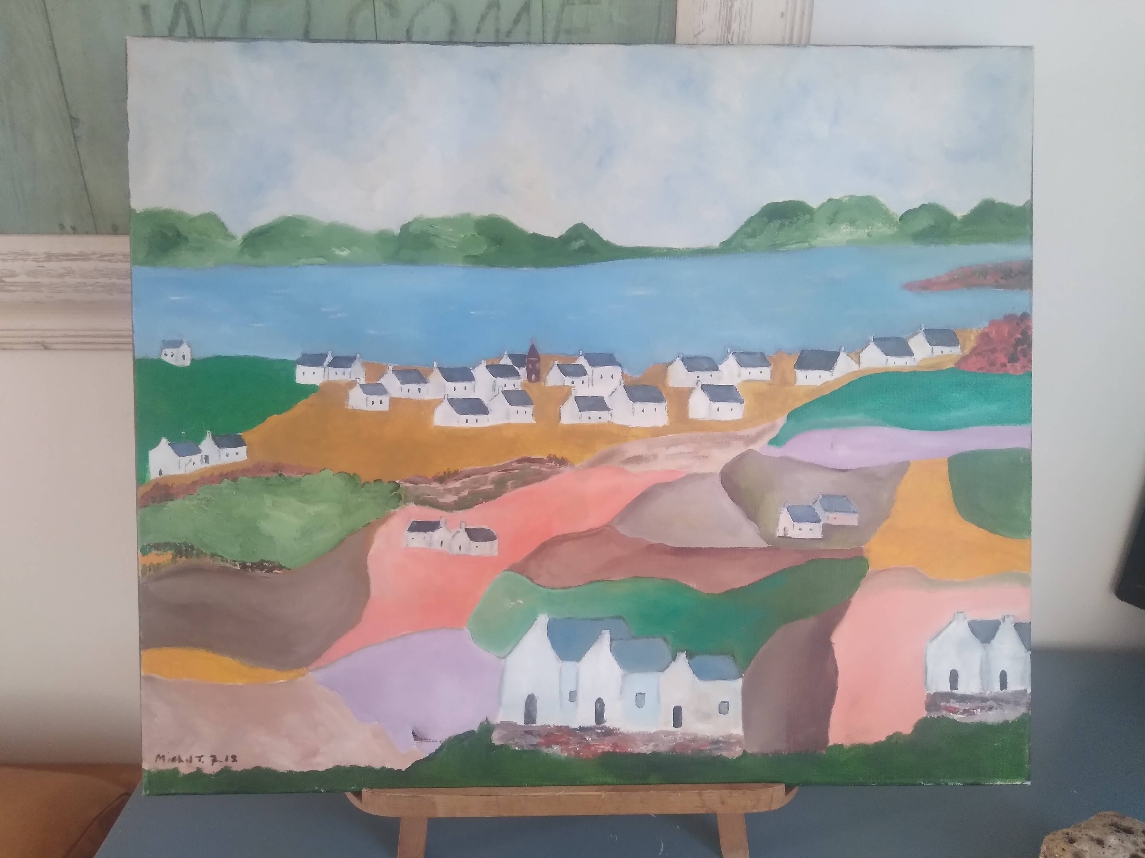 Brittany seaside and landscape painting