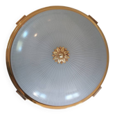 Plafonnier verre Holophane Maison Petitot