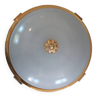 Plafonnier verre Holophane Maison Petitot