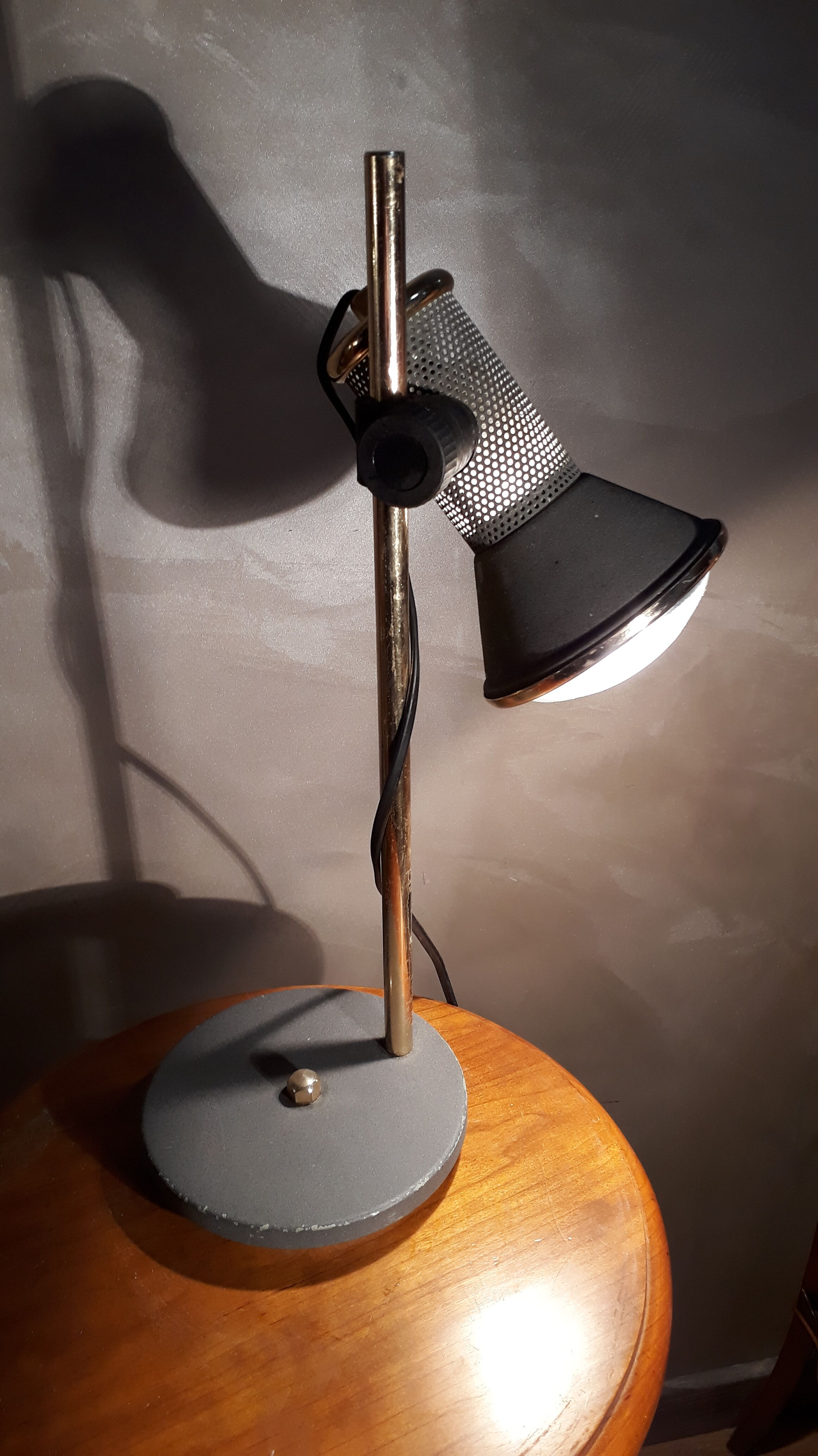 1970 granite grey spot lamp