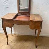 Wooden dressing table in marquetry