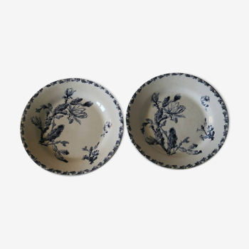 Set of 2 plates Earth iron - Gien