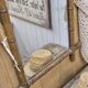 Old wooden mirror