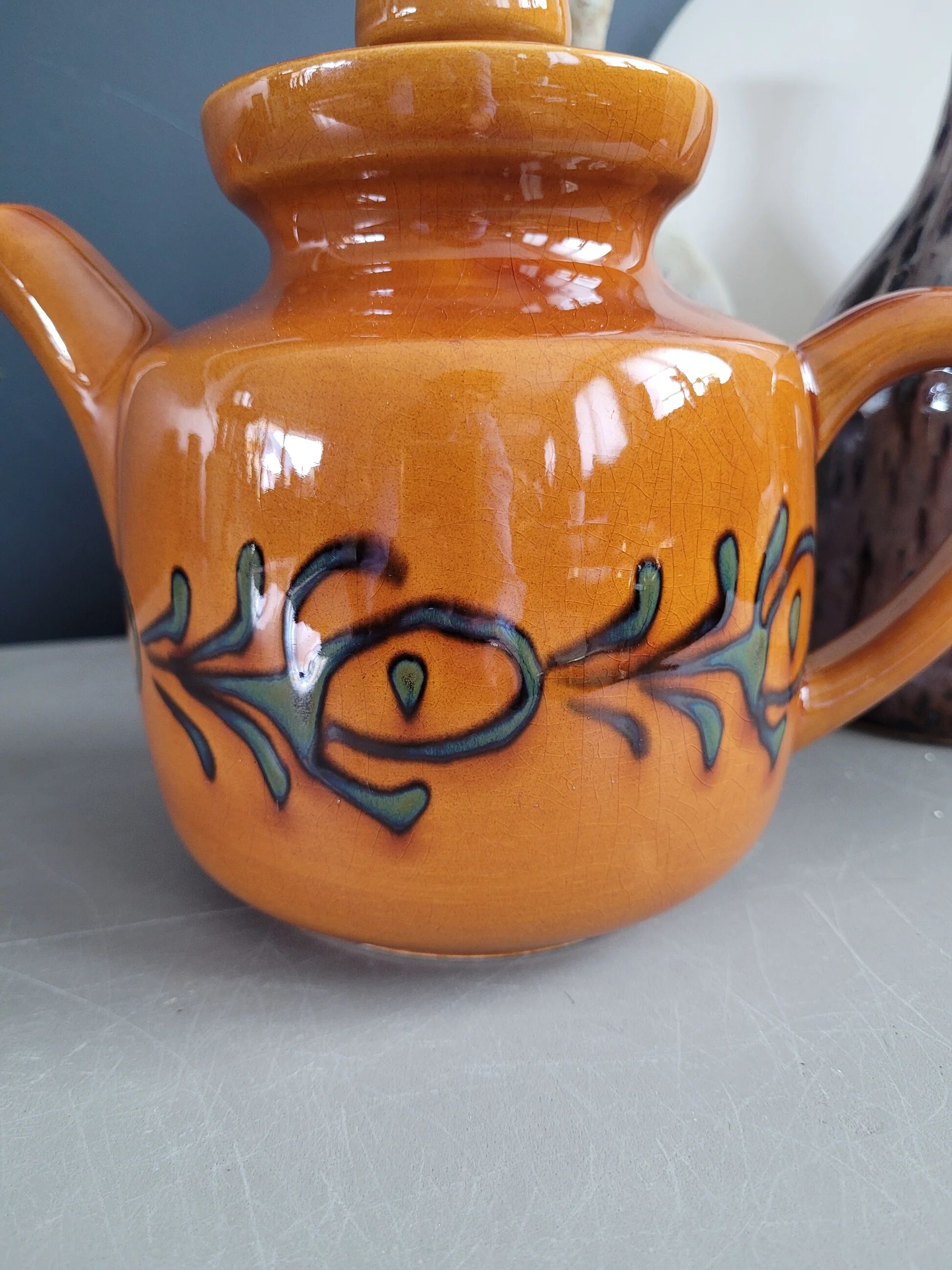 Katrin Teapot Hand-painted 4653 - Ref 1040