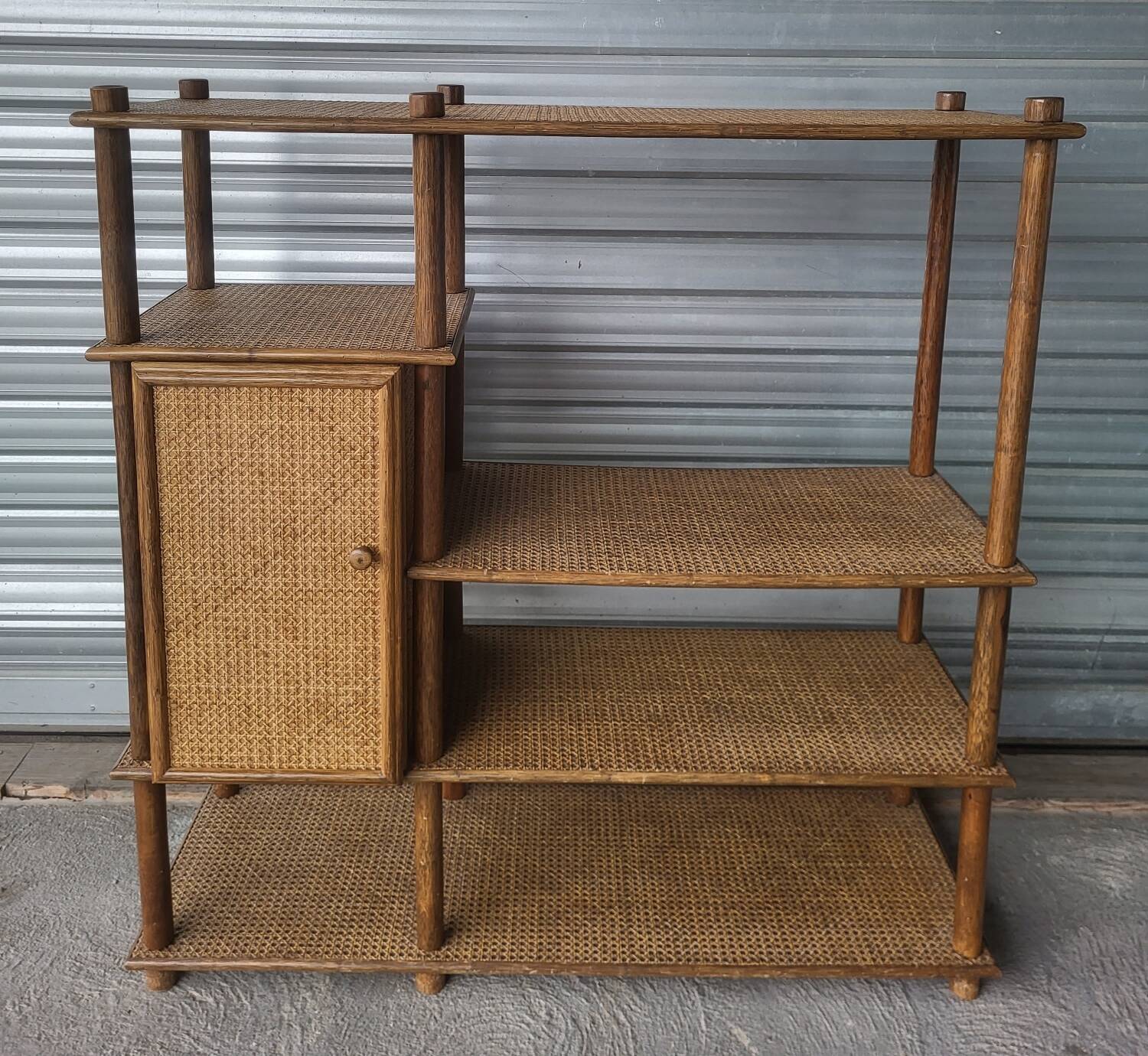 Vintage shelving storage unit library