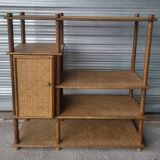 Vintage shelving storage unit library