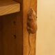 Pair of Robert Mouseman Thompson oak carved bookshelves.