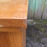 Vintage desk with 5 oak drawers