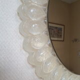 Flower round mirror - 64cm