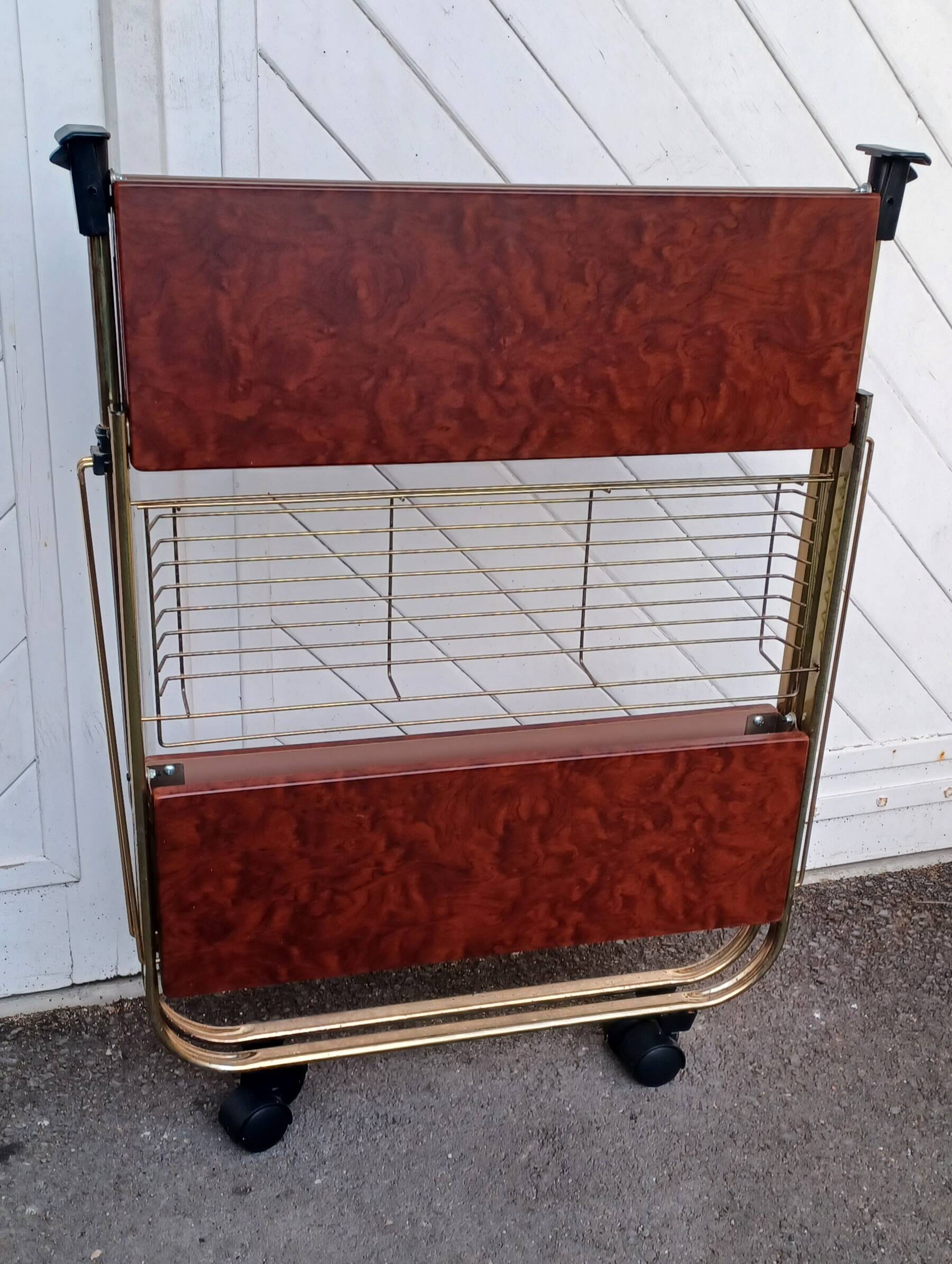 Vintage folding dessert table with 2 tiers