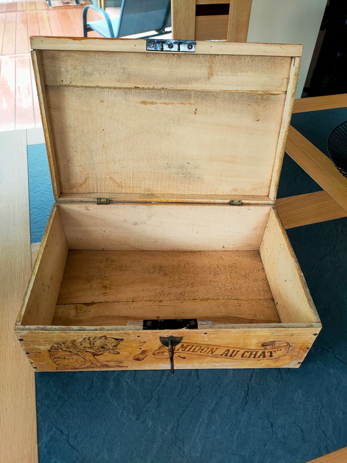 Wooden box Amidon au chat Hoffmann