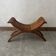 Tabouret en bois sculpté