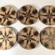 Vintage 24-piece ceramic coffee set from Sgrafo Modern, 1960s, Set of 24
