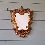 Gilded stucco mirror, late 19th century