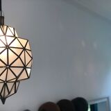 Brass and copper suspension lamp