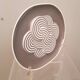 Wall plate in porcelain by Natale Sapone for Rosenthal, 1972