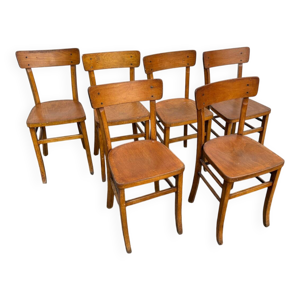 Série de 6 chaises bistrot - luterma