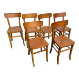 Series of 6 luterma bistro chairs
